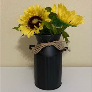 Farmhouse Milk Can With Flowers